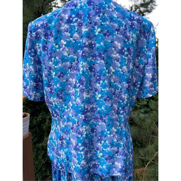 Vintage plus size Volup 1980s 2 piece set skirt and top - Picture 5 of 8